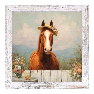 Derby Horse & Cocktail Framed Art